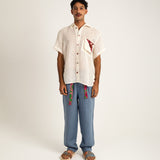Batik Pocket Linen Shirt
