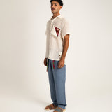 Batik Pocket Linen Shirt