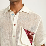 Batik Pocket Linen Shirt