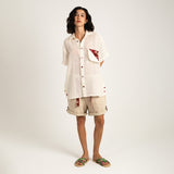 Batik Pocket Linen Shirt