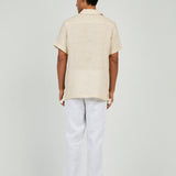 BREEZY LINEN CAMP COLLAR SHIRT