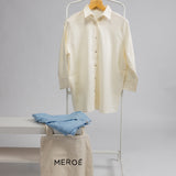 RELAXED LINEN SHIRT.