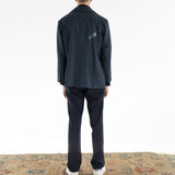 SINGLE-BREASTED OVERSIZED CASHMERE MERINO WOOL BLAZER