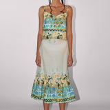 SLEEVELESS MIDI SET