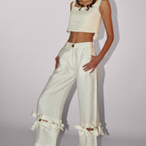 RIBBONS PALAZZO PANTS