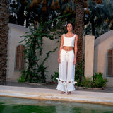 RIBBONS PALAZZO PANTS