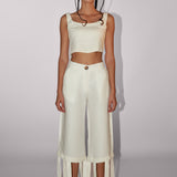 RIBBONS PALAZZO PANTS