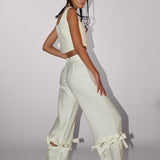 RIBBONS PALAZZO PANTS