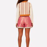 APRICOT LINE CROPPED JACKET