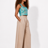 GLIDED TIDE CROPPED TOP