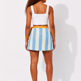 SUN STRIPE WRAP SKIRT