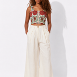 RUBY MOSAIC CROPPED TOP