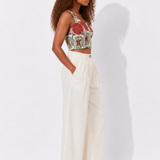 RUBY MOSAIC CROPPED TOP