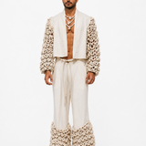 INTERWOVEN KIMONO JACKET
