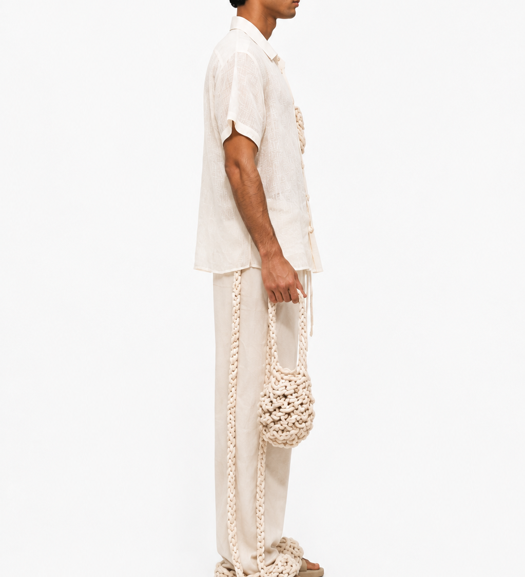 WOVEN POCKET SHIRT