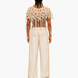 INTERWOVEN PONCHO