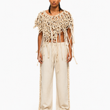 INTERWOVEN PONCHO