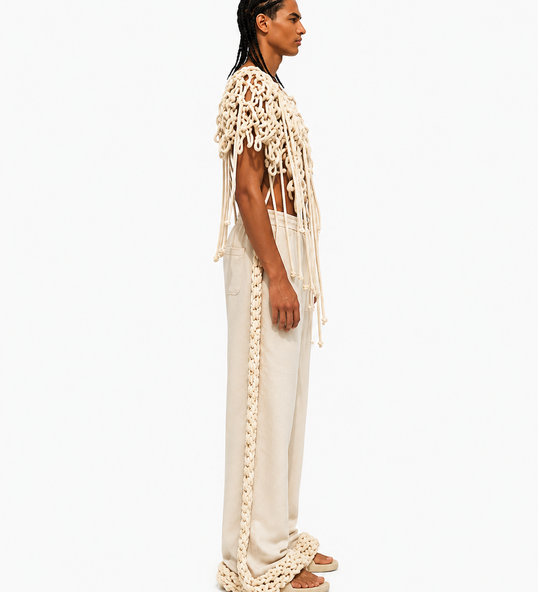 INTERWOVEN PONCHO