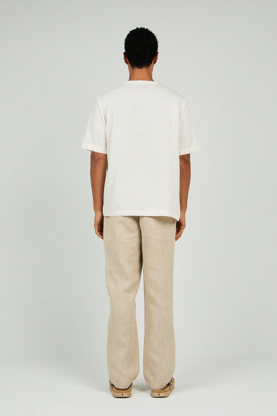OVERSIZED LINEN T-SHIRT