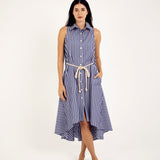 HIGH-LOW MIDI DRESS