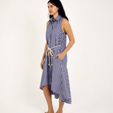 HIGH-LOW MIDI DRESS