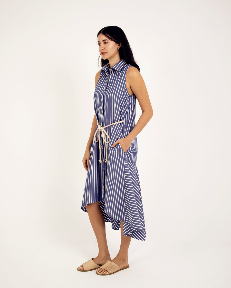 HIGH-LOW MIDI DRESS