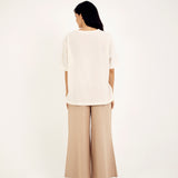 OVERSIZED LINEN T-SHIRT