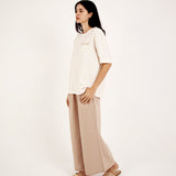 OVERSIZED LINEN T-SHIRT