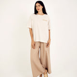 OVERSIZED LINEN T-SHIRT
