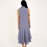 HIGH-LOW MIDI DRESS
