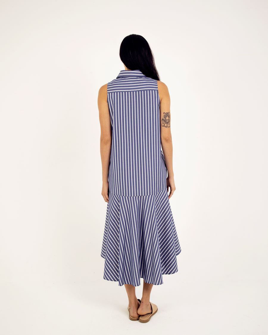 HIGH-LOW MIDI DRESS