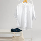 OVERSIZED GRANDAD COLLAR SHIRT