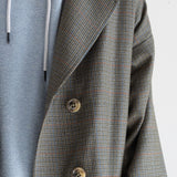 DOUBLE-BREASTED CASHMERE MERINO WOOL TRENCH COAT
