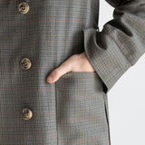 DOUBLE-BREASTED CASHMERE MERINO WOOL TRENCH COAT