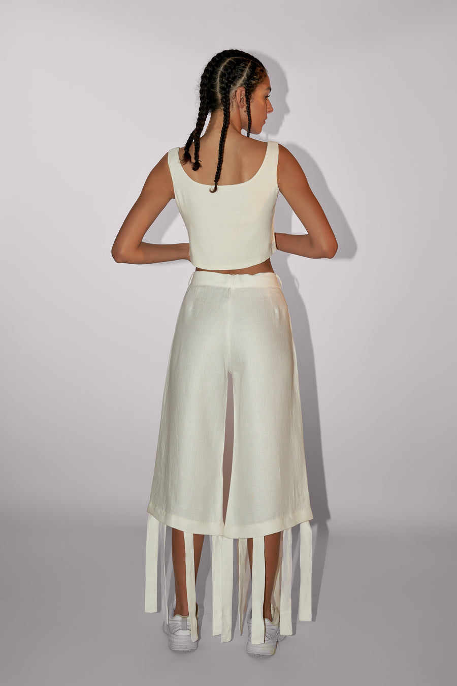 RIBBONS PALAZZO PANTS