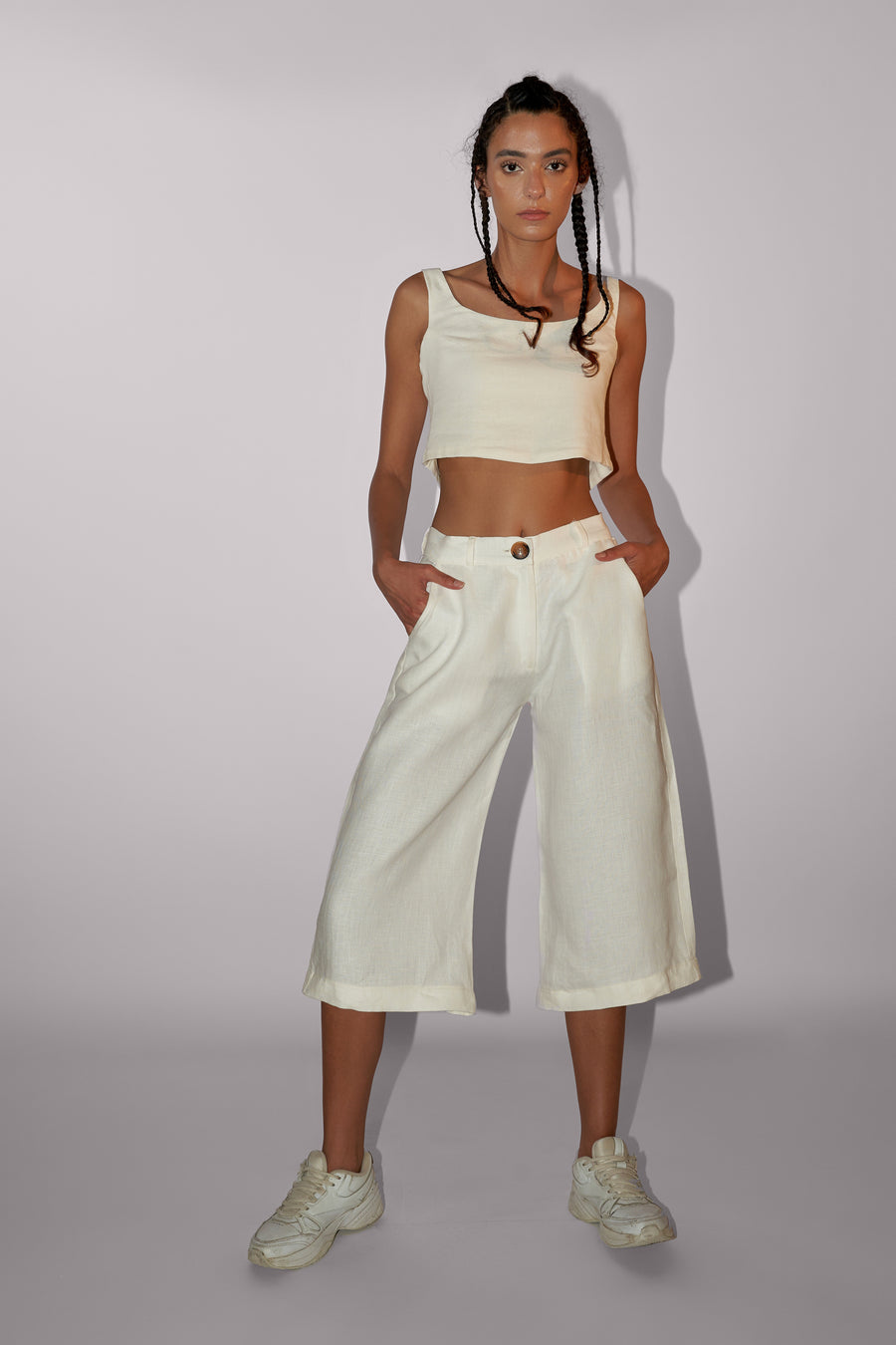 RIBBONS PALAZZO PANTS