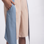 Beige and Dusty Blue