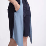 Navy and Dusty Blue