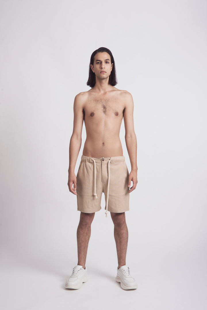 RELAXED LINEN SHORTS