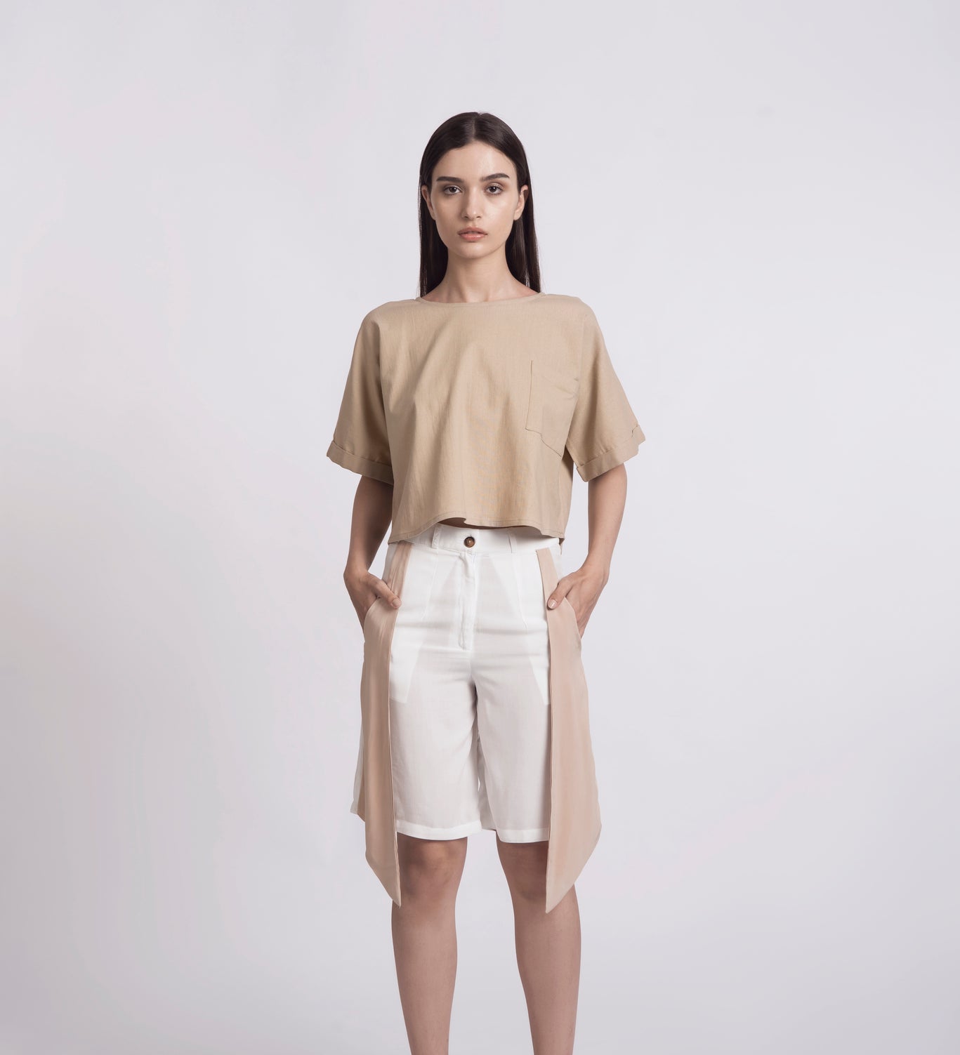 White and Beige
